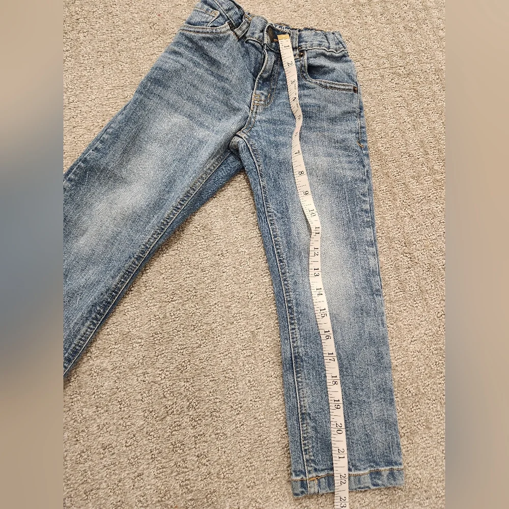 Cat & Jack Toddler Boy fall winter 2 piece outfit jeans and‎ plaid button up 4T